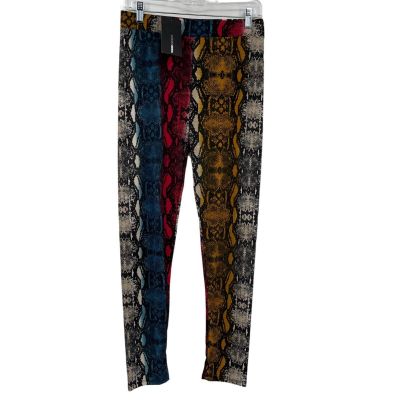 New Fashion Nova Snake Your Way Leggings Multicolor Women's L